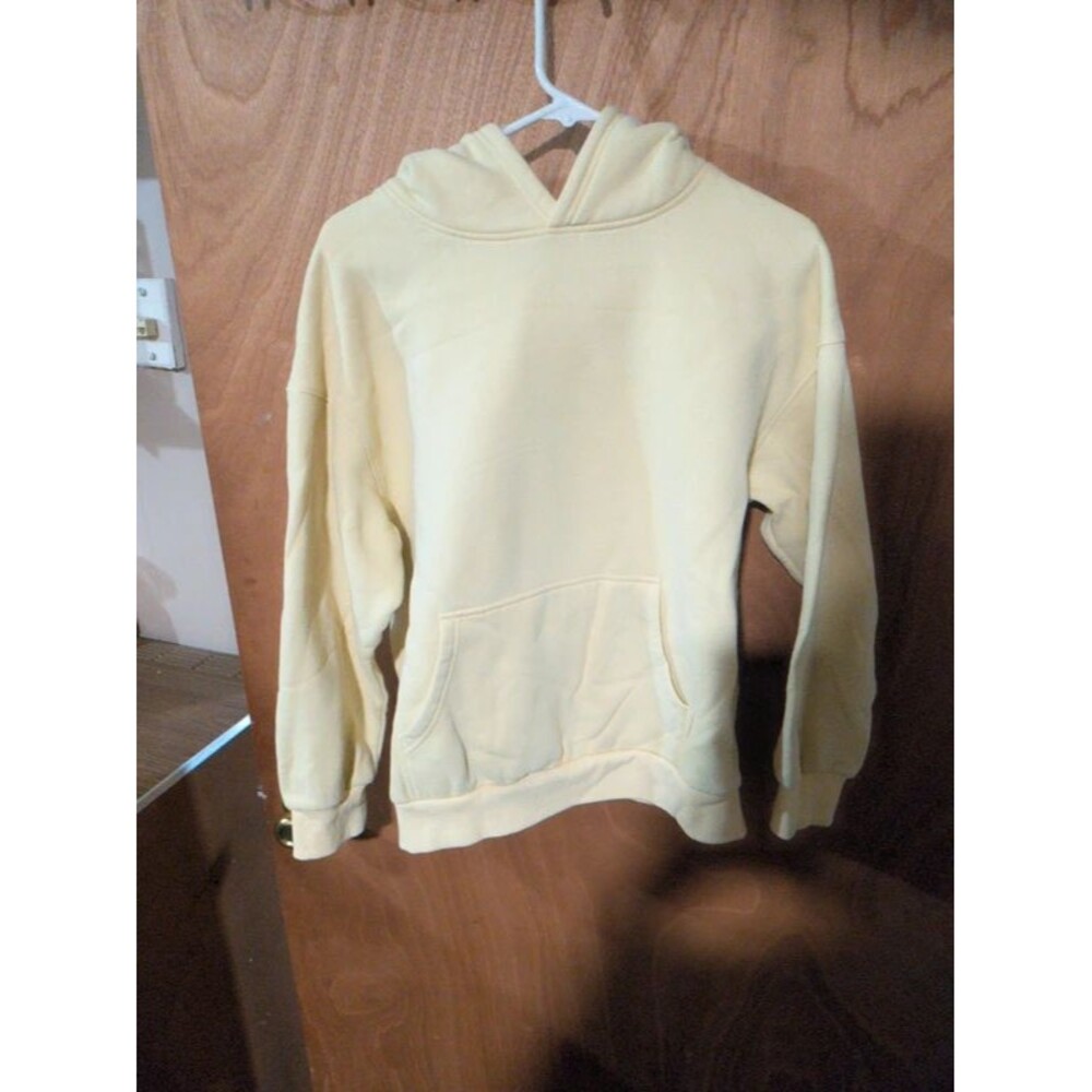 Pastel yellow boyfriend hoodie